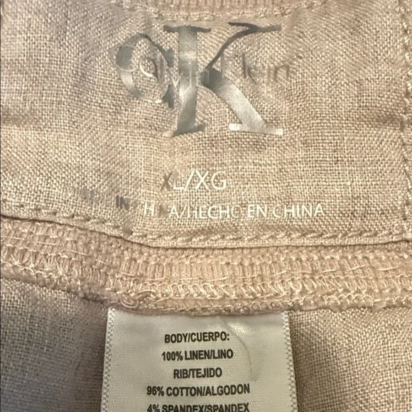 Calvin Klein Beige Cargo Shorts - Picture 4 of 7